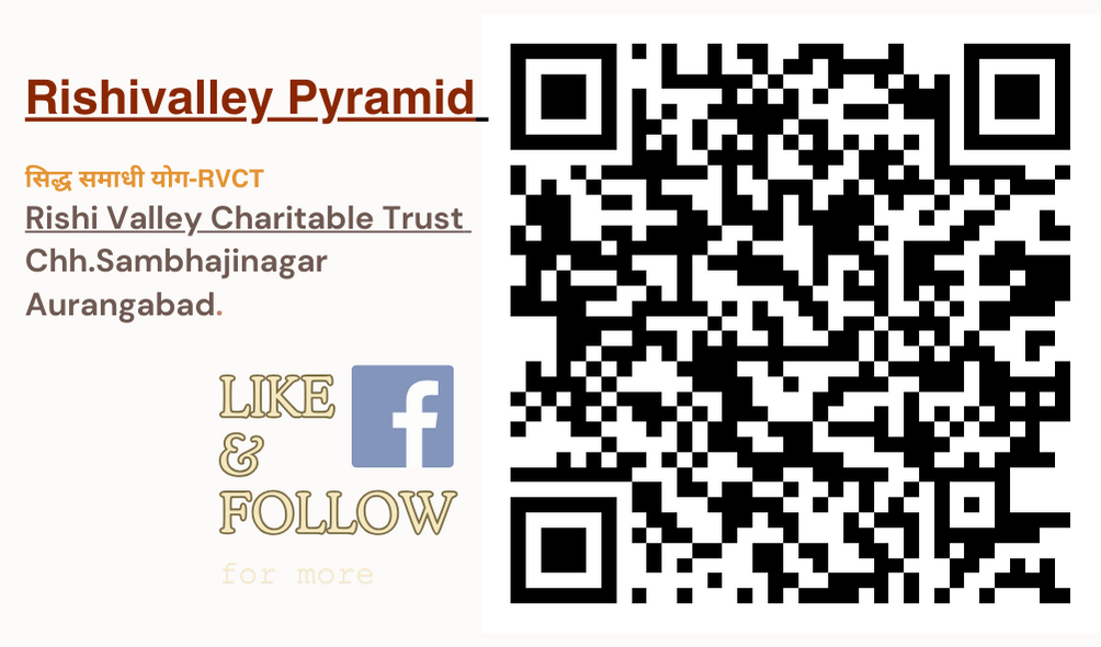 Scan QR code to like and follow Rishivalley Pyramid on Facebook